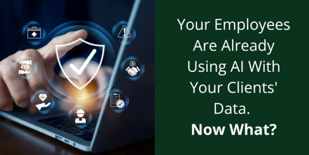 Your Employees Are Already Using AI With Your Clients' Data. Now What?